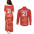 Canada Cricket World Cup 2024 Couples Matching Puletasi and Long Sleeve Button Shirt Maple Leafers Make Champions LT9 - Wonder Print Shop