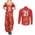 Canada Cricket World Cup 2024 Couples Matching Summer Maxi Dress and Long Sleeve Button Shirt Maple Leafers Make Champions LT9 - Wonder Print Shop