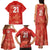 Canada Cricket World Cup 2024 Family Matching Tank Maxi Dress and Hawaiian Shirt Maple Leafers Make Champions - Wonder Print Shop