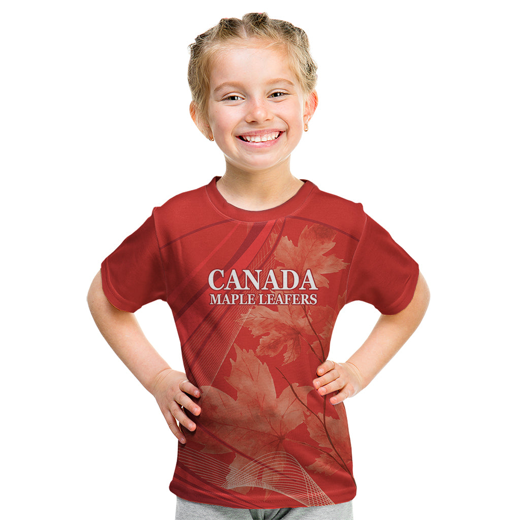 Canada Cricket World Cup 2024 Kid T Shirt Maple Leafers Make Champions - Wonder Print Shop