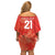 Canada Cricket World Cup 2024 Off Shoulder Short Dress Maple Leafers Make Champions - Wonder Print Shop