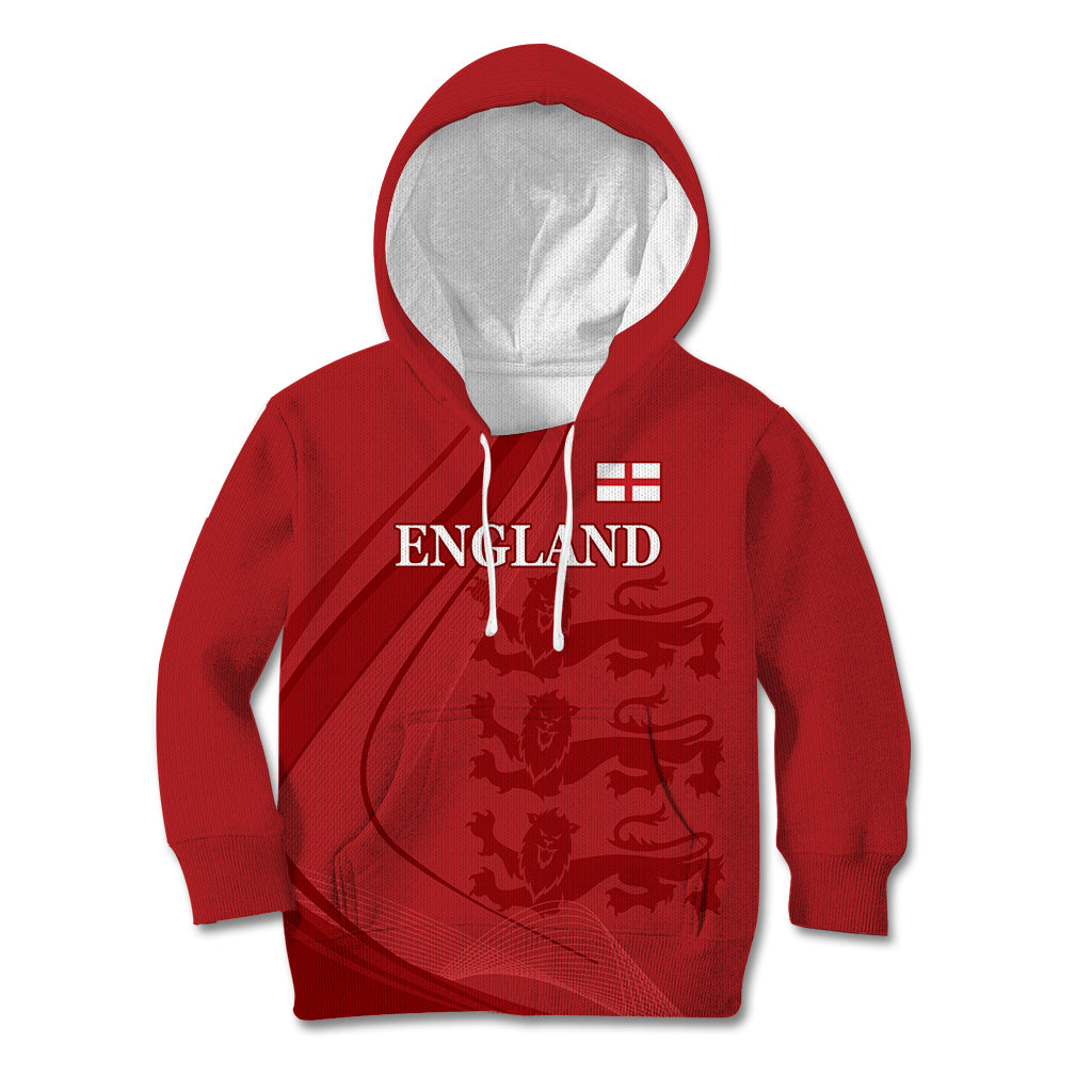 England Cricket World Cup 2024 Kid Hoodie Tri Lions Make Champions - Wonder Print Shop