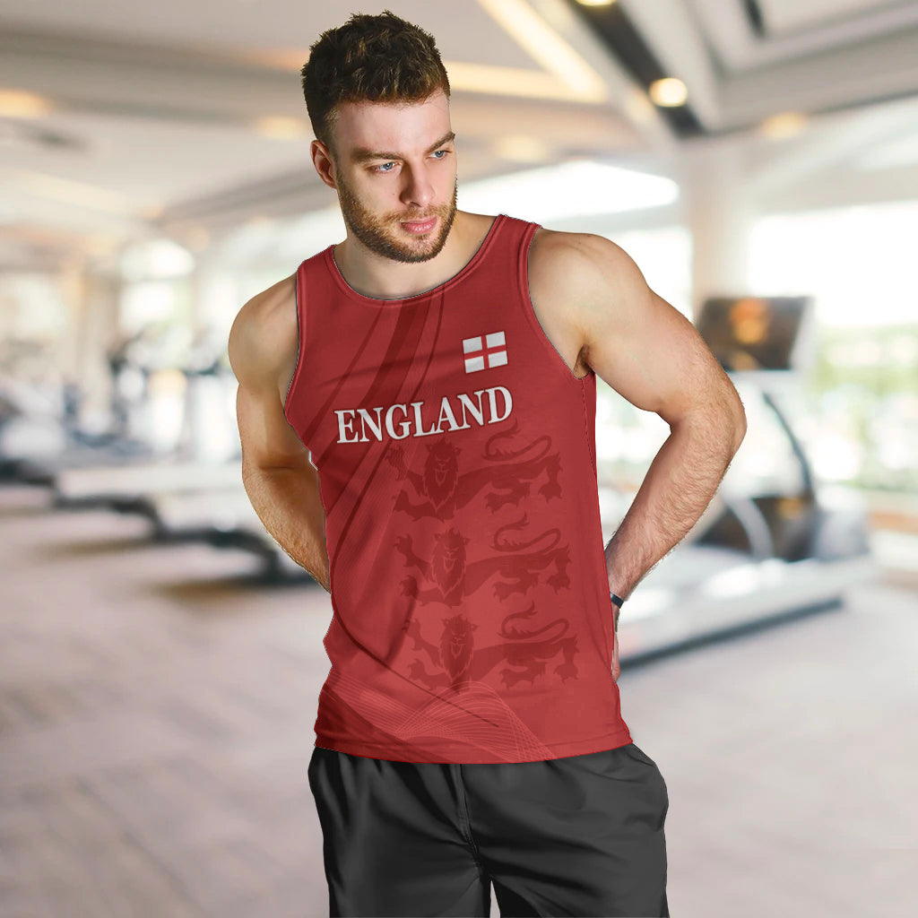 England Cricket World Cup 2024 Men Tank Top Tri Lions Make Champions - Wonder Print Shop