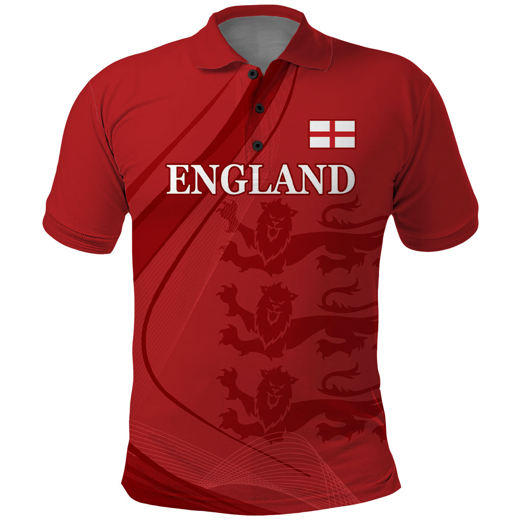 England Cricket World Cup 2024 Polo Shirt Tri Lions Make Champions - Wonder Print Shop