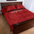 England Cricket World Cup 2024 Quilt Bed Set Tri Lions Make Champions