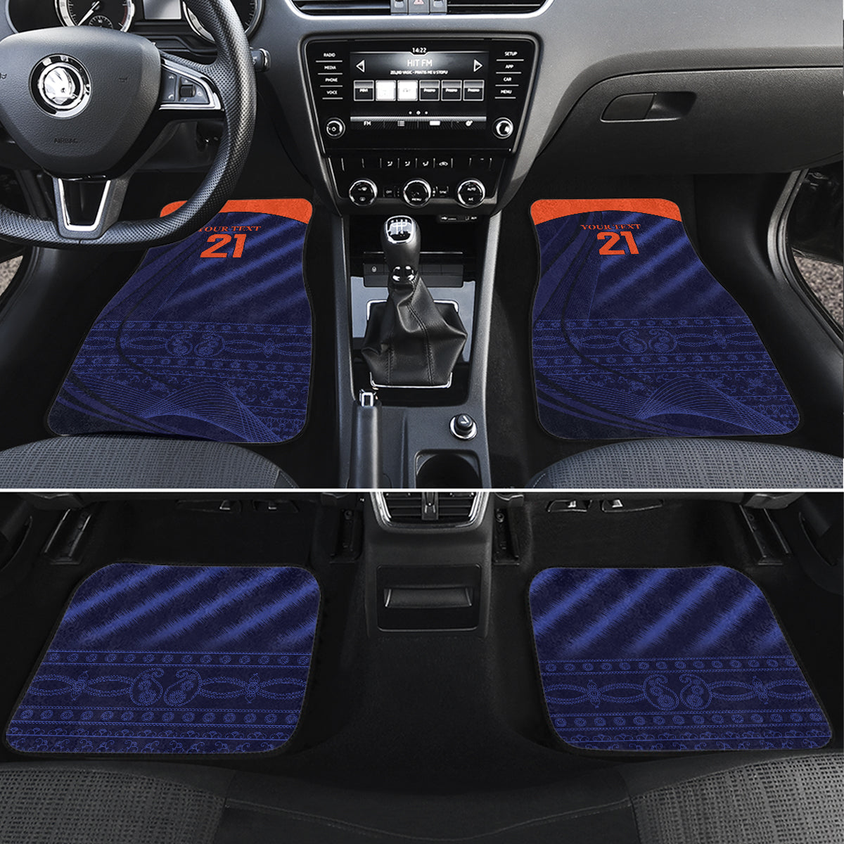 India Cricket World Cup 2024 Car Mats Men In Blue Make Champions LT9 - Wonder Print Shop