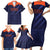 India Cricket World Cup 2024 Family Matching Short Sleeve Bodycon Dress and Hawaiian Shirt Men In Blue Make Champions - Wonder Print Shop