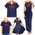 India Cricket World Cup 2024 Family Matching Tank Maxi Dress and Hawaiian Shirt Men In Blue Make Champions - Wonder Print Shop