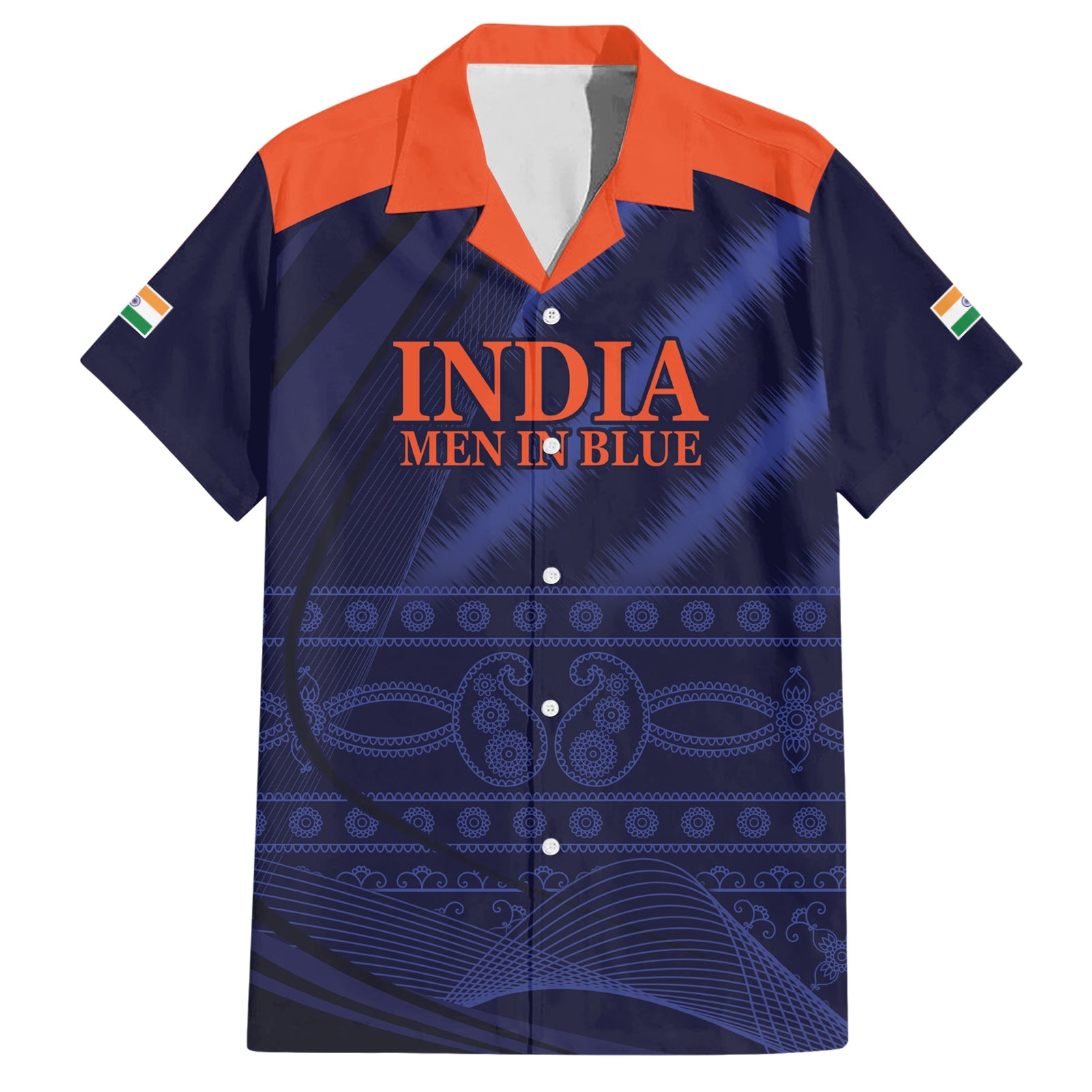 India Cricket World Cup 2024 Hawaiian Shirt Men In Blue Make Champions - Wonder Print Shop