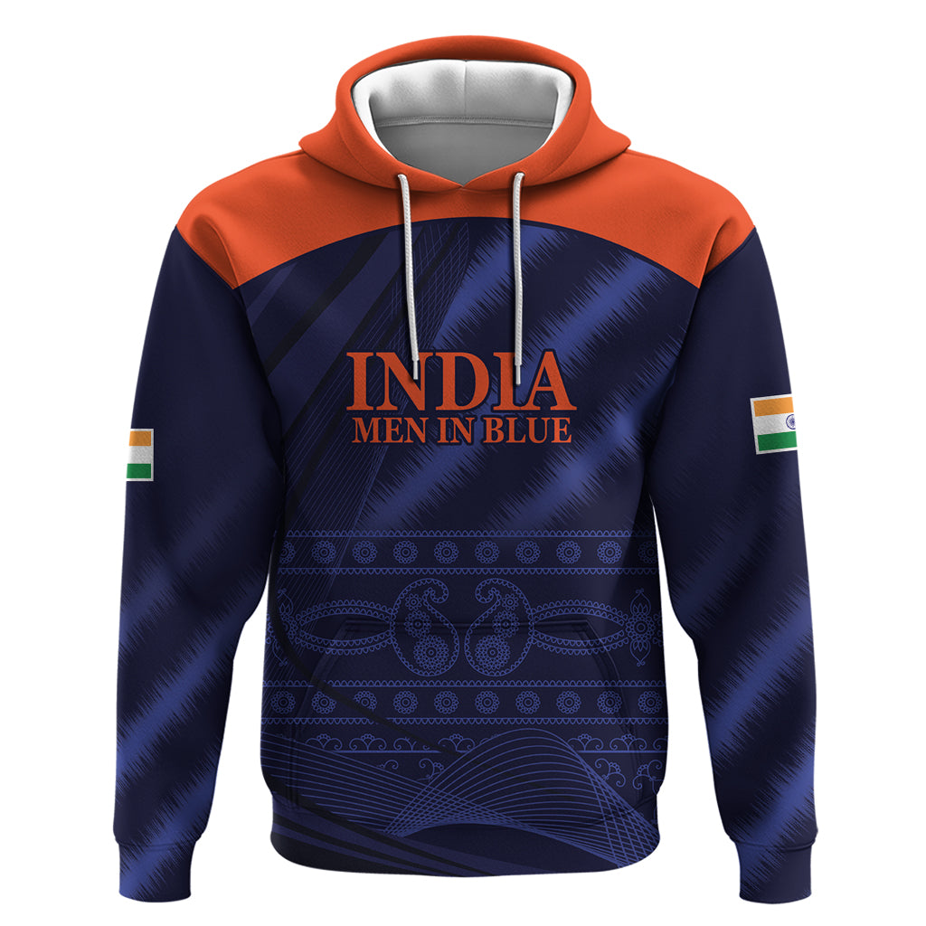 India Cricket World Cup 2024 Hoodie Men In Blue Make Champions - Wonder Print Shop