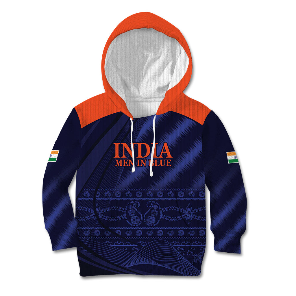 India Cricket World Cup 2024 Kid Hoodie Men In Blue Make Champions - Wonder Print Shop