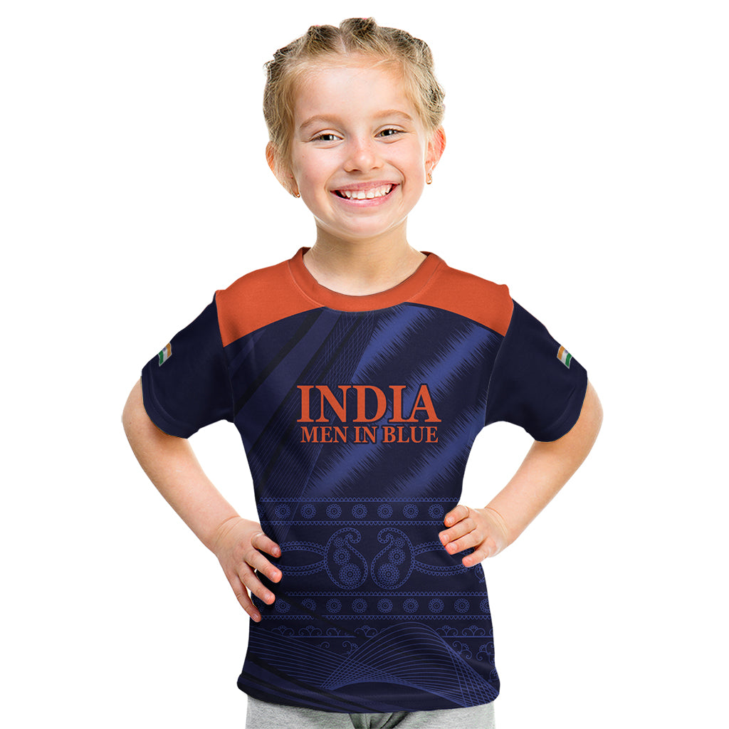 India Cricket World Cup 2024 Kid T Shirt Men In Blue Make Champions - Wonder Print Shop