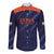 India Cricket World Cup 2024 Long Sleeve Button Shirt Men In Blue Make Champions - Wonder Print Shop