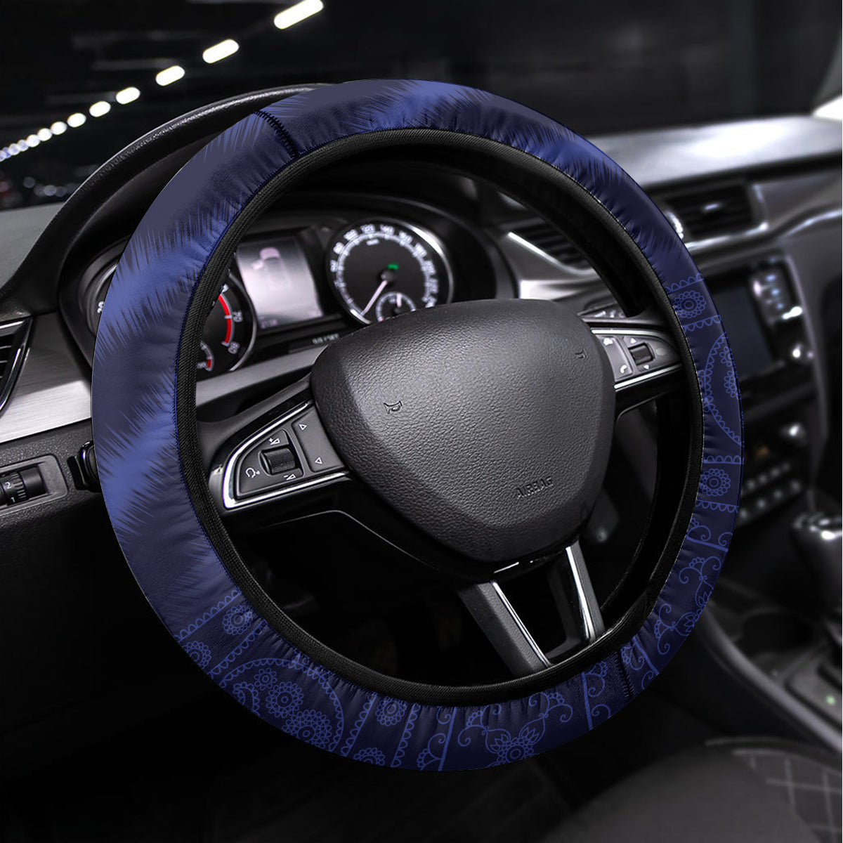 India Cricket World Cup 2024 Steering Wheel Cover Men In Blue Make Champions