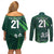 Pakistan Cricket World Cup 2024 Couples Matching Off Shoulder Short Dress and Long Sleeve Button Shirt Shaheens Make Champions LT9 - Wonder Print Shop