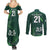 Pakistan Cricket World Cup 2024 Couples Matching Summer Maxi Dress and Long Sleeve Button Shirt Shaheens Make Champions LT9 - Wonder Print Shop