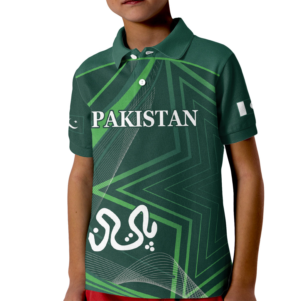 Pakistan Cricket World Cup 2024 Kid Polo Shirt Shaheens Make Champions - Wonder Print Shop