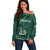 Pakistan Cricket World Cup 2024 Off Shoulder Sweater Shaheens Make Champions - Wonder Print Shop