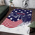 United States Cricket World Cup 2024 Area Rug USA Badge Eagle Make Champions LT9 - Wonder Print Shop