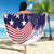 United States Cricket World Cup 2024 Beach Blanket USA Badge Eagle Make Champions LT9 - Wonder Print Shop