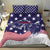 United States Cricket World Cup 2024 Bedding Set USA Badge Eagle Make Champions LT9 - Wonder Print Shop