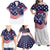 United States Cricket World Cup 2024 Family Matching Off Shoulder Maxi Dress and Hawaiian Shirt USA Badge Eagle Make Champions LT9 - Wonder Print Shop