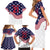 United States Cricket World Cup 2024 Family Matching Short Sleeve Bodycon Dress and Hawaiian Shirt USA Badge Eagle Make Champions - Wonder Print Shop