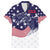 United States Cricket World Cup 2024 Family Matching Short Sleeve Bodycon Dress and Hawaiian Shirt USA Badge Eagle Make Champions - Wonder Print Shop