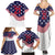 United States Cricket World Cup 2024 Family Matching Summer Maxi Dress and Hawaiian Shirt USA Badge Eagle Make Champions - Wonder Print Shop