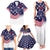 United States Cricket World Cup 2024 Family Matching Tank Maxi Dress and Hawaiian Shirt USA Badge Eagle Make Champions - Wonder Print Shop