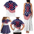 United States Cricket World Cup 2024 Family Matching Tank Maxi Dress and Hawaiian Shirt USA Badge Eagle Make Champions - Wonder Print Shop