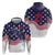 United States Cricket World Cup 2024 Hoodie USA Badge Eagle Make Champions - Wonder Print Shop