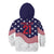 United States Cricket World Cup 2024 Kid Hoodie USA Badge Eagle Make Champions - Wonder Print Shop