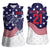 United States Cricket World Cup 2024 Women Sleeveless Polo Shirt USA Badge Eagle Make Champions