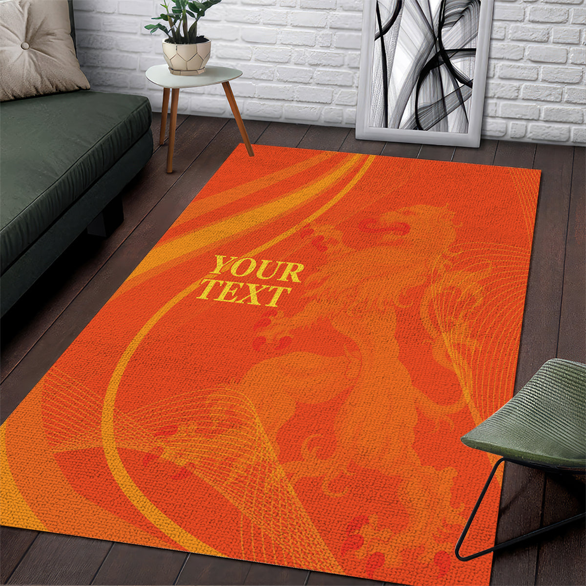 Netherlands Cricket World Cup 2024 Area Rug The Flying Dutchmen Make Champions LT9 - Wonder Print Shop