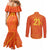 Netherlands Cricket World Cup 2024 Couples Matching Mermaid Dress and Long Sleeve Button Shirt The Flying Dutchmen Make Champions