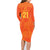 Netherlands Cricket World Cup 2024 Family Matching Long Sleeve Bodycon Dress and Hawaiian Shirt The Flying Dutchmen Make Champions LT9 - Wonder Print Shop