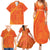 Netherlands Cricket World Cup 2024 Family Matching Summer Maxi Dress and Hawaiian Shirt The Flying Dutchmen Make Champions - Wonder Print Shop