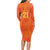 Netherlands Cricket World Cup 2024 Long Sleeve Bodycon Dress The Flying Dutchmen Make Champions - Wonder Print Shop