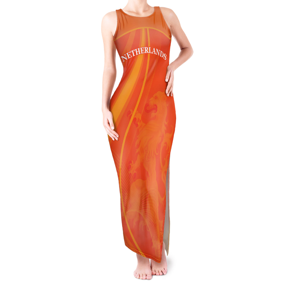 Netherlands Cricket World Cup 2024 Tank Maxi Dress The Flying Dutchmen Make Champions