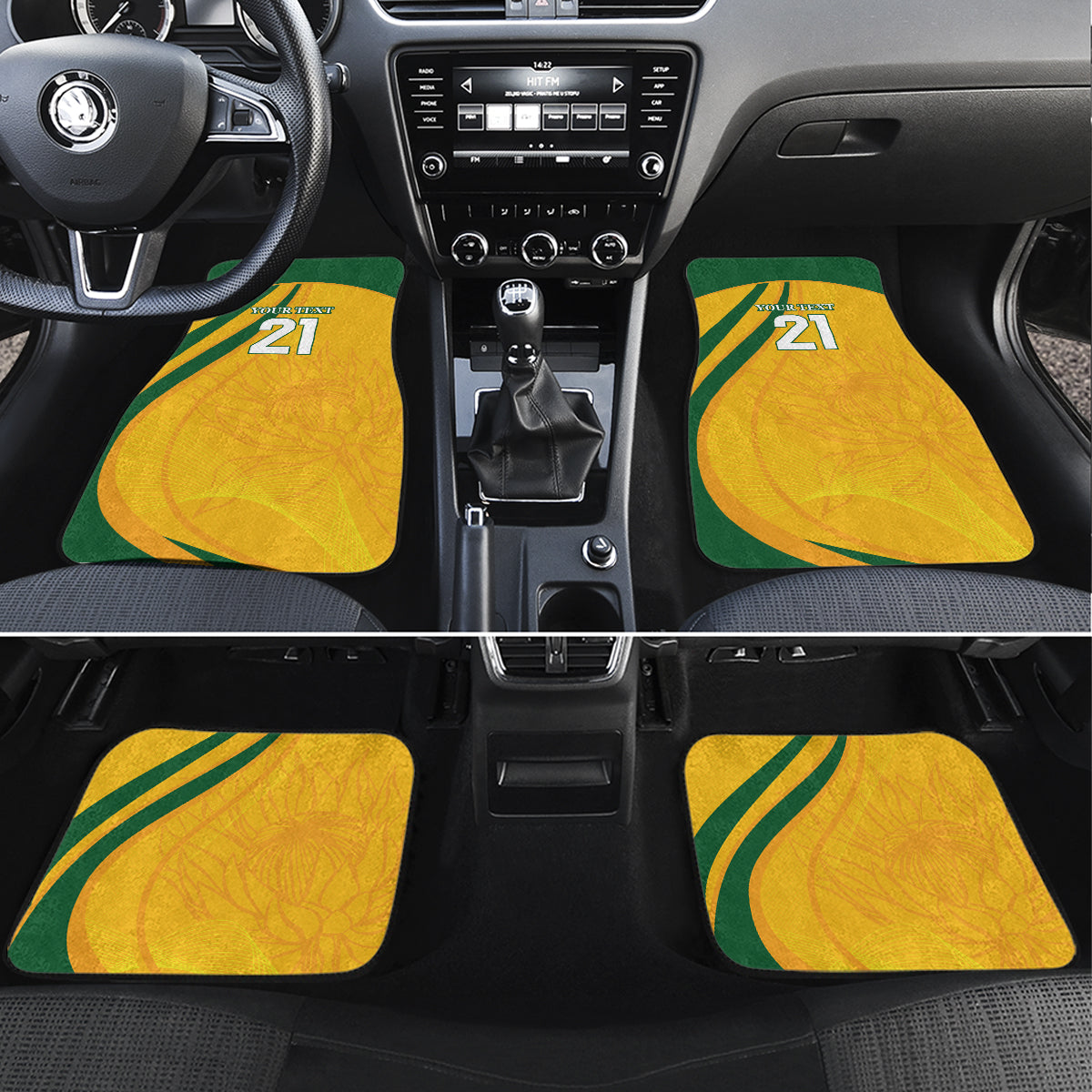 South Africa Cricket World Cup 2024 Car Mats Proteas Make Champions LT9 - Wonder Print Shop