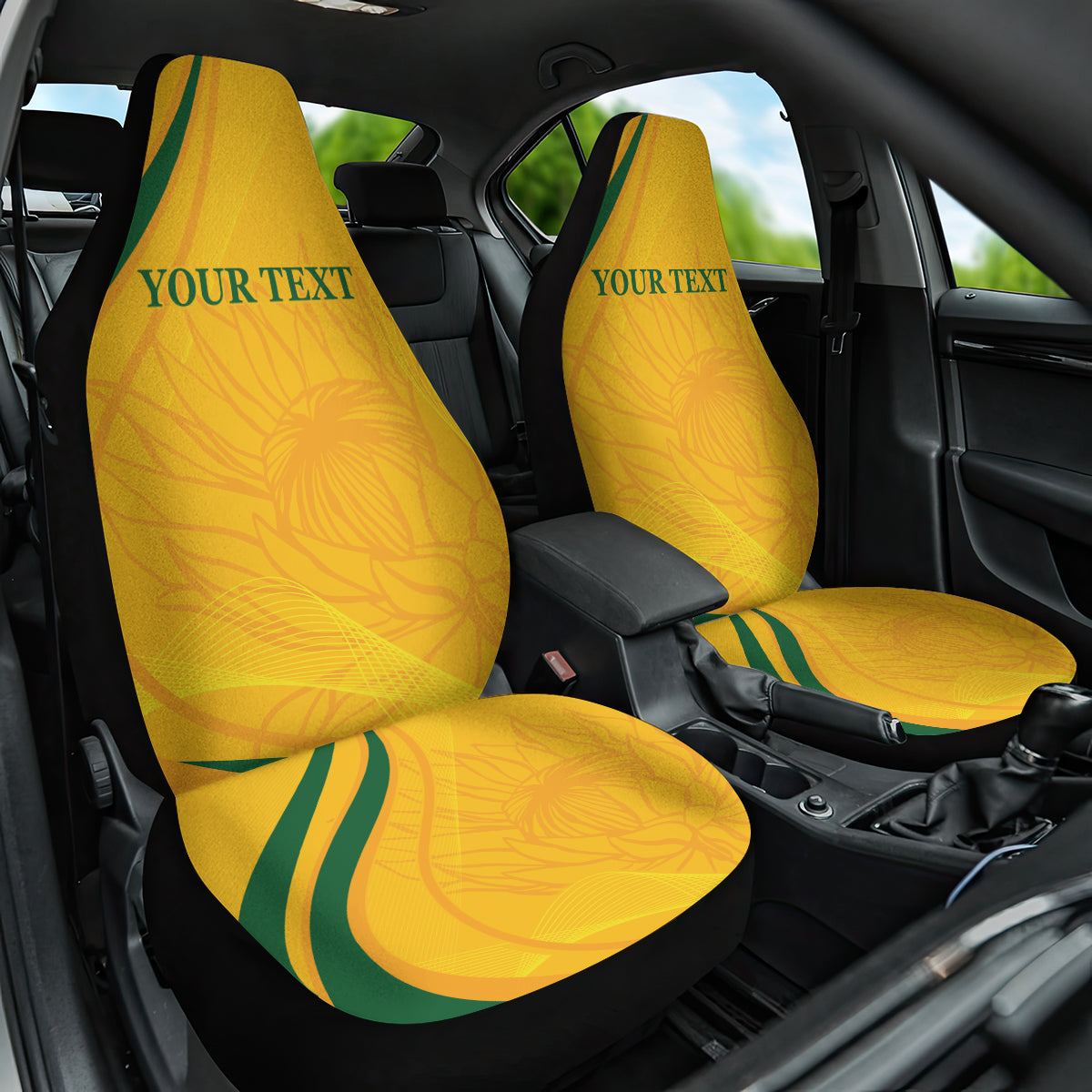 South Africa Cricket World Cup 2024 Car Seat Cover Proteas Make Champions LT9 - Wonder Print Shop