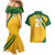 South Africa Cricket World Cup 2024 Couples Matching Mermaid Dress and Hawaiian Shirt Proteas Make Champions LT9 - Wonder Print Shop