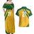 South Africa Cricket World Cup 2024 Couples Matching Off Shoulder Maxi Dress and Hawaiian Shirt Proteas Make Champions LT9 - Wonder Print Shop