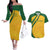 South Africa Cricket World Cup 2024 Couples Matching Off The Shoulder Long Sleeve Dress and Hawaiian Shirt Proteas Make Champions LT9 - Wonder Print Shop