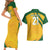 South Africa Cricket World Cup 2024 Couples Matching Short Sleeve Bodycon Dress and Hawaiian Shirt Proteas Make Champions LT9 - Wonder Print Shop