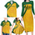 South Africa Cricket World Cup 2024 Family Matching Long Sleeve Bodycon Dress and Hawaiian Shirt Proteas Make Champions LT9 - Wonder Print Shop