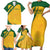 South Africa Cricket World Cup 2024 Family Matching Short Sleeve Bodycon Dress and Hawaiian Shirt Proteas Make Champions - Wonder Print Shop