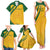 South Africa Cricket World Cup 2024 Family Matching Tank Maxi Dress and Hawaiian Shirt Proteas Make Champions - Wonder Print Shop