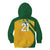 South Africa Cricket World Cup 2024 Kid Hoodie Proteas Make Champions - Wonder Print Shop